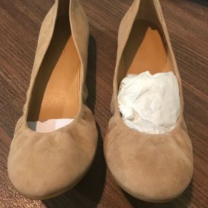 Jcrew Anya Suede Ballet Flats